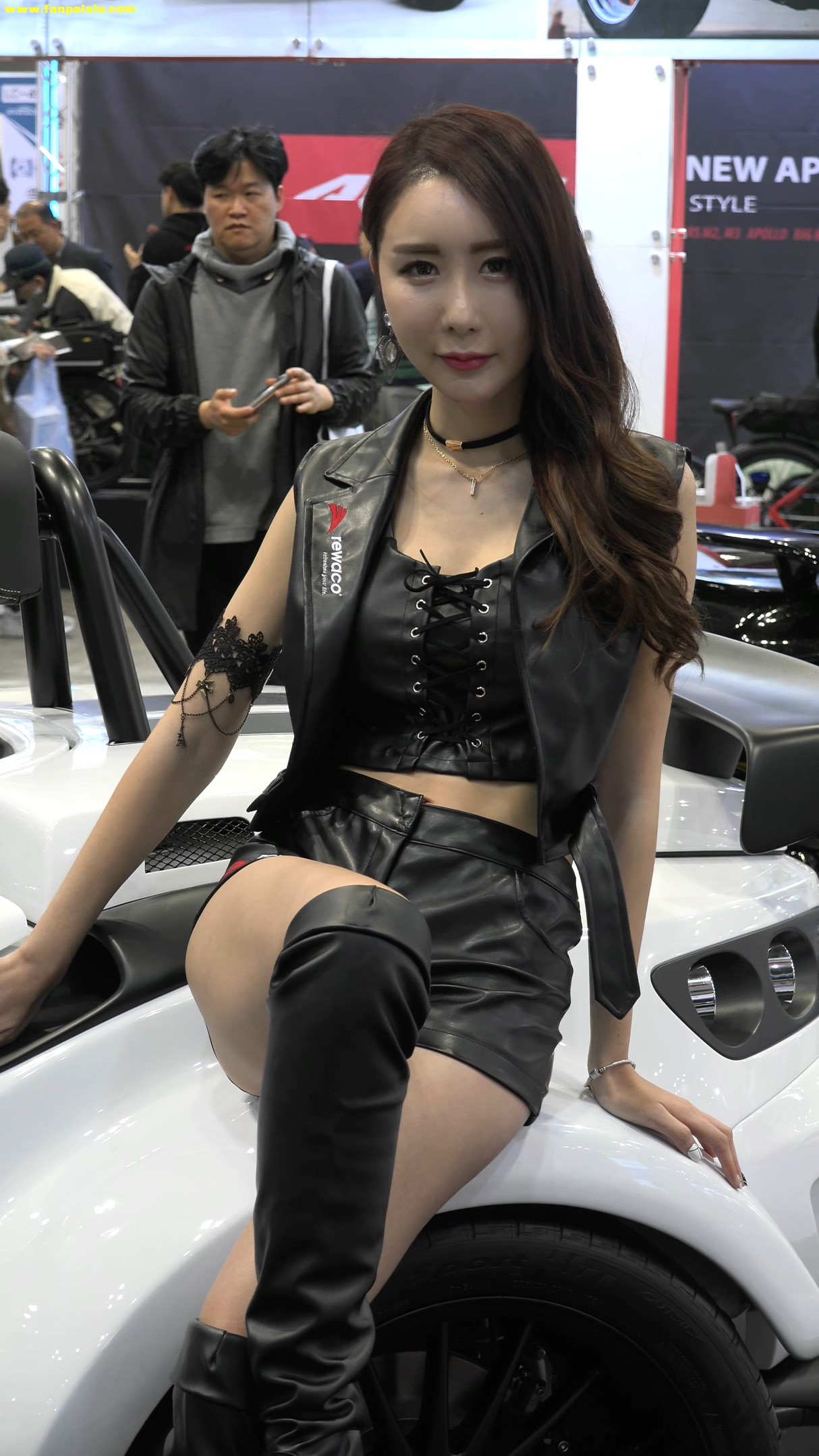 ģأɣ-FANCAM<strong><font color='red'>[7P]</font></strong>[.491][170402][KINTEX-2017 Seoul Motor Show][4K][ԭ]Ůŷ(6)