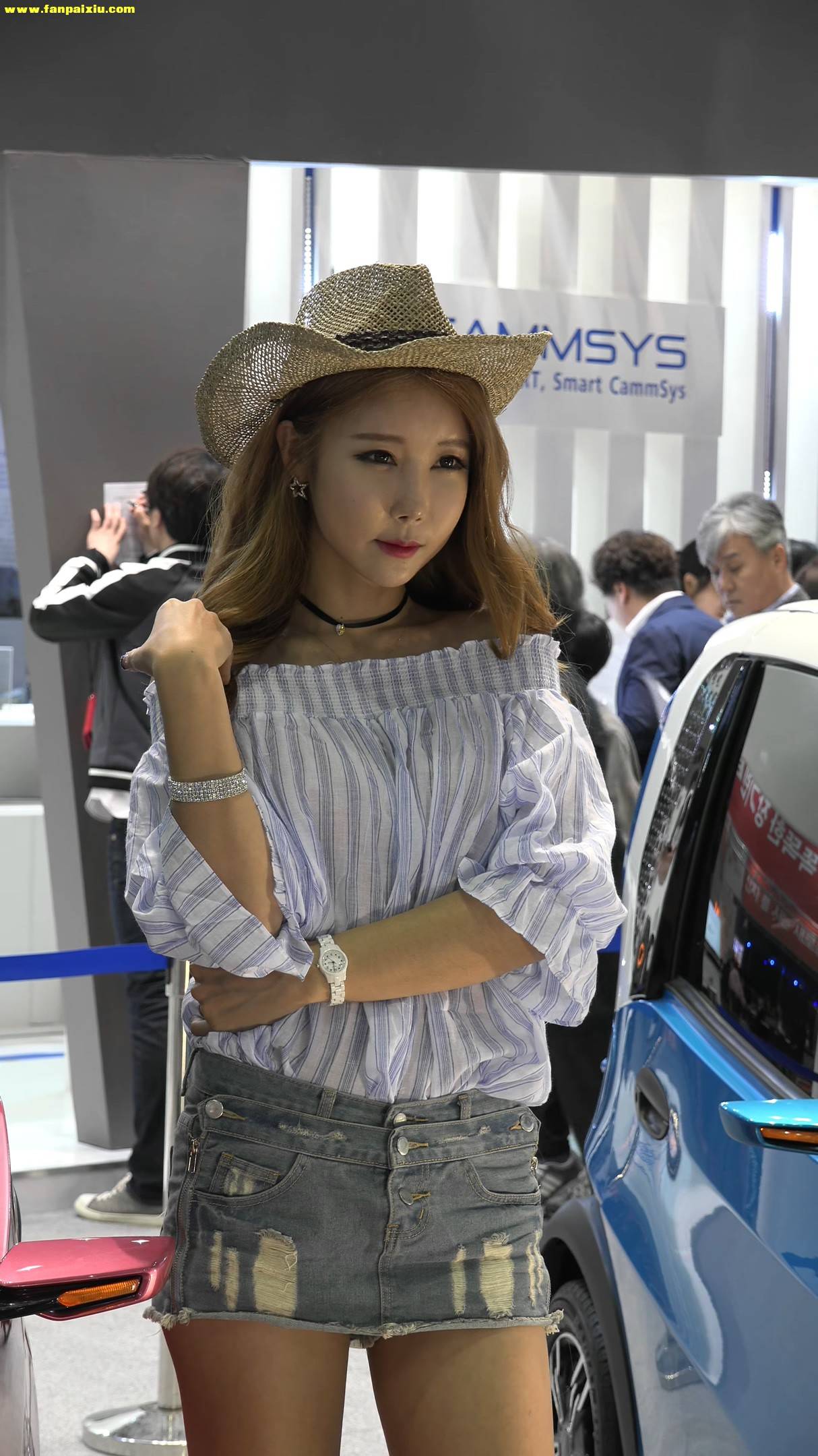 ģأɣ-FANCAM<strong><font color='red'>[5P]</font></strong>[.500][170402][KINTEX-2017 Seoul Motor Show][4K][ԭ]Ůŷ(2)