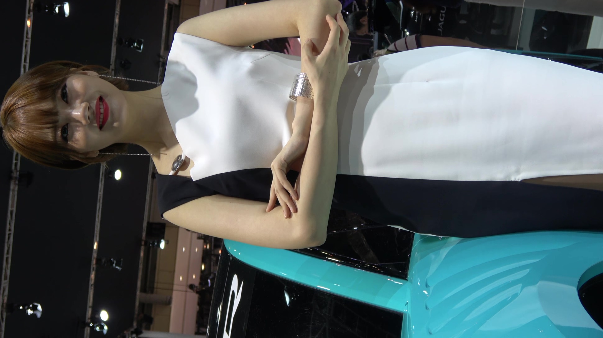 ģأɣ-FANCAM<strong><font color='red'>[4P]</font></strong>[.3566-67][190507][2019Busan International Motor Show][ԭ4K]Ůŷ(1)