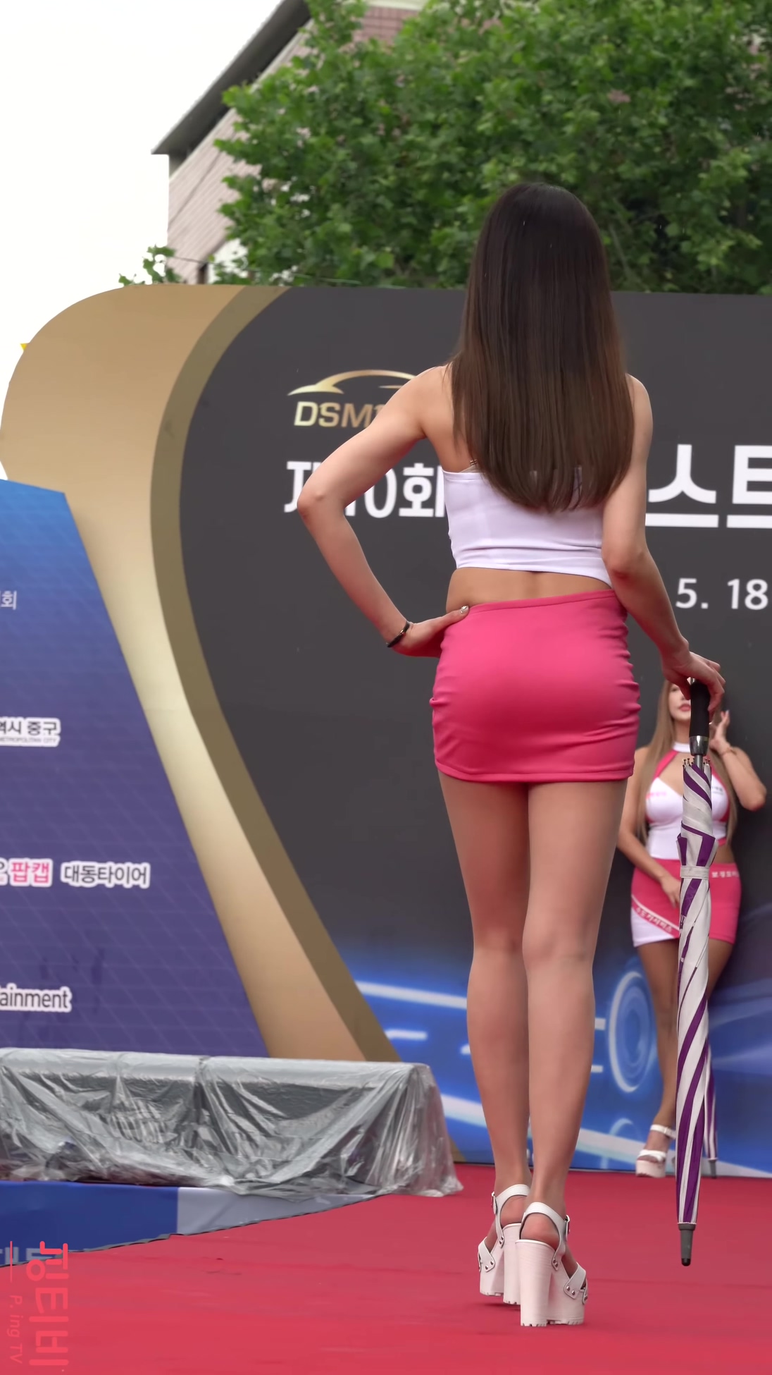 ģأɣ-FANCAM<strong><font color='red'>[4P]</font></strong>[.3755-56][190524][Deagu Street Motor Model Runway][4K]Ůŷ(4)