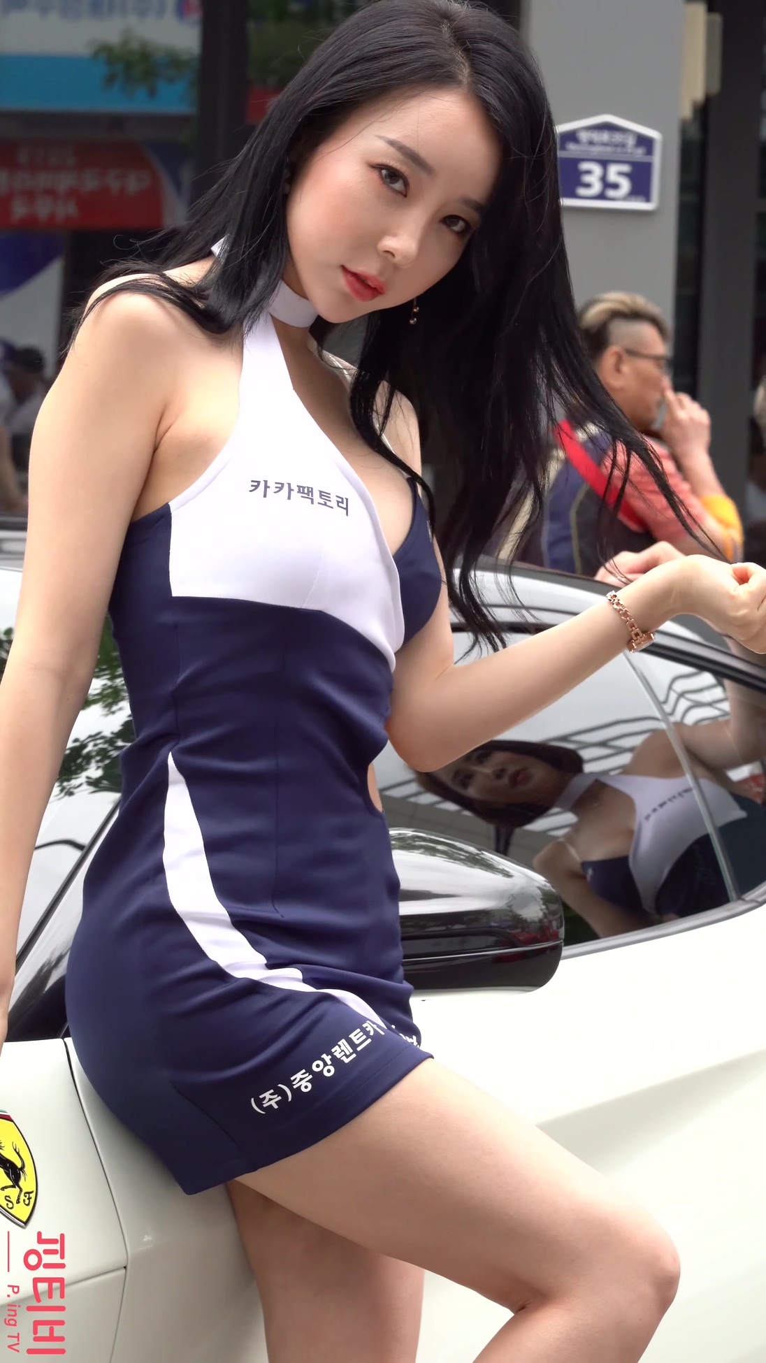 ģأɣ-FANCAM<strong><font color='red'>[5P]</font></strong>[.3757-60][190524][Deagu Street Motor Model Runway][4K]Ůŷ(2)