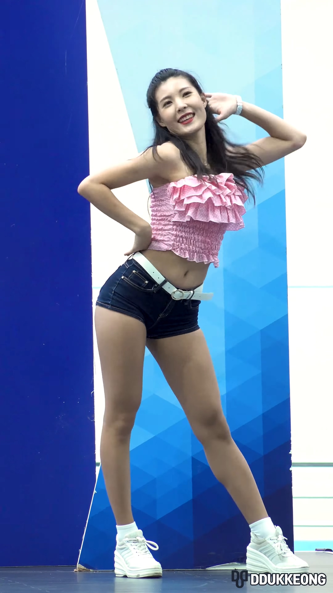 Ůţɣ-FANCAM<strong><font color='red'>[7P]</font></strong>[.5108-09][190727][Cheer leader][KIM HANNA And CHEON ONU][4K]Ůŷ(6)