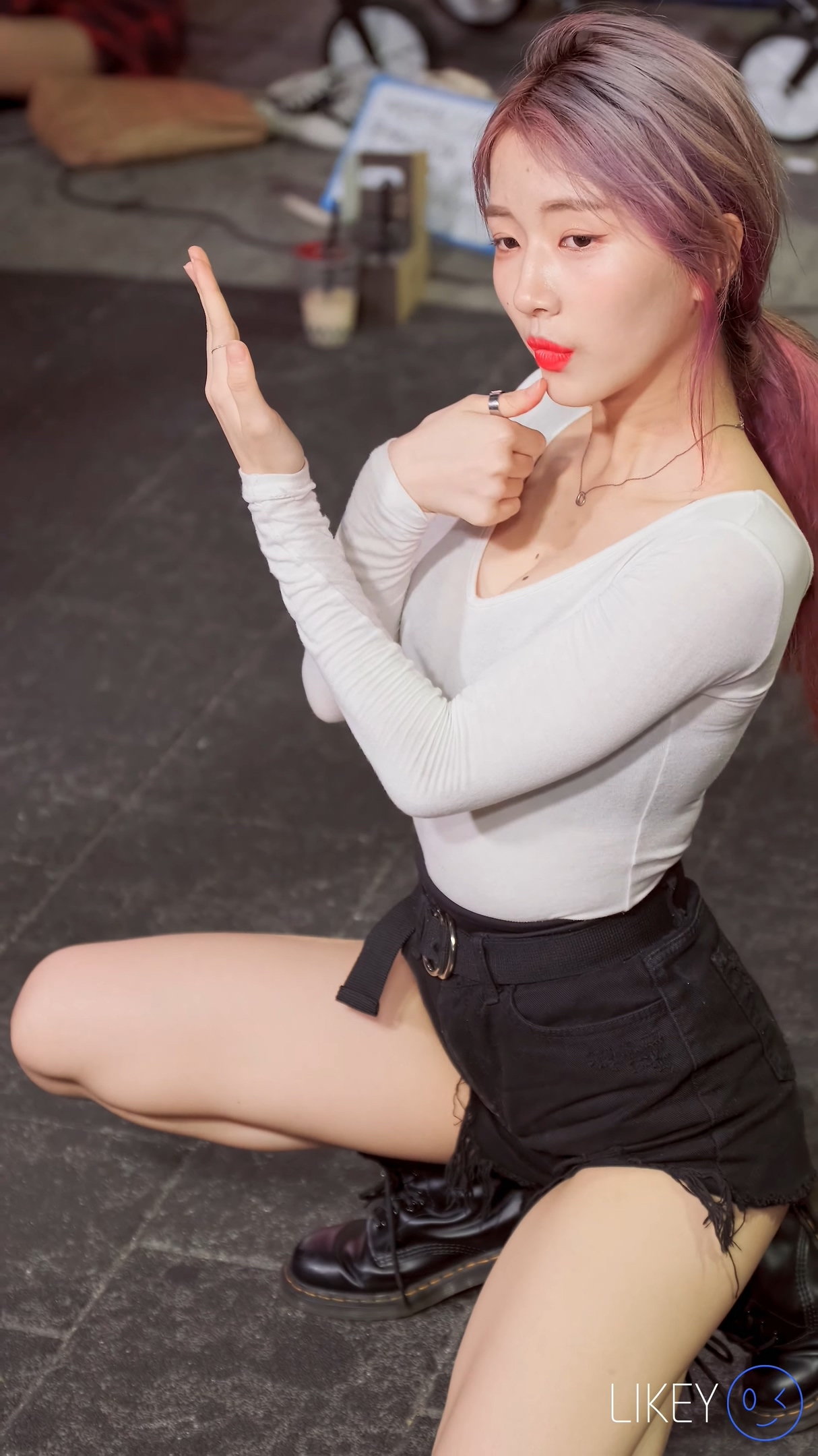 Ůţɣ-FANCAM<strong><font color='red'>[9P]</font></strong>[.5905.5920][LIKEYƷ][190924][4K][Clock Sally][Lip & Hip]16ϼŮŷ(8)
