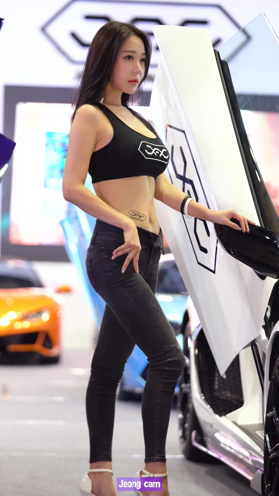ģأɣ-FANCAM<strong><font color='red'>[4P]</font></strong>[.6283][Jeong camƷ][191011][4K][Model - Um Ji A]Ůŷ(4)