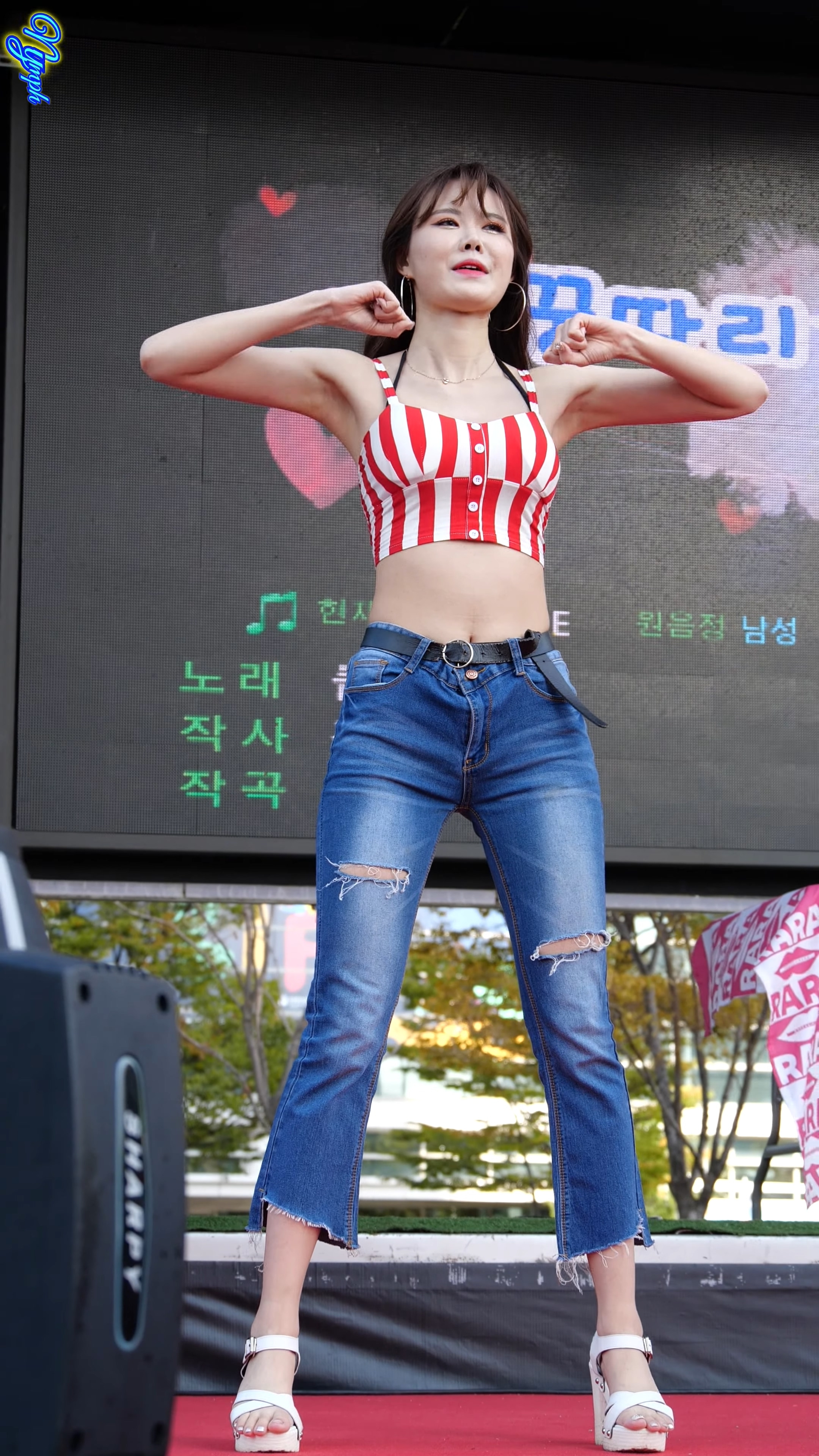 ģأɣ-FANCAM<strong><font color='red'>[3P]</font></strong>[NO.7265][NymphƷ][191218][SEA FOOD FESTA][4K]Ůŷ(3)